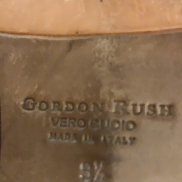 Gordon Rush Distressed Gray Leather Oxfords. - Picture 11 of 11